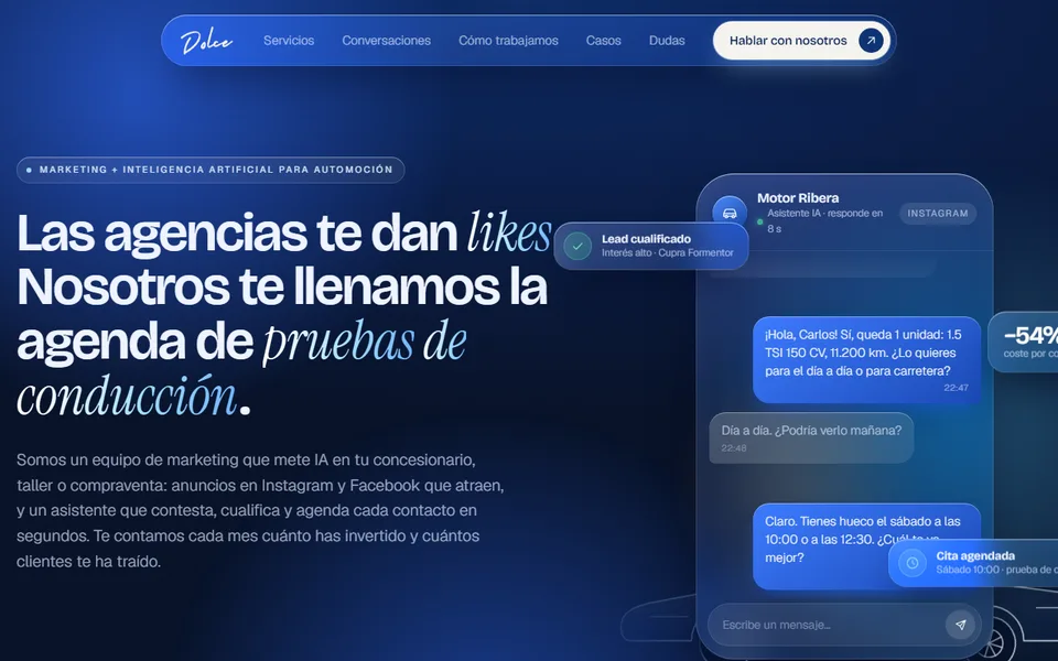 Web de Dolce Company