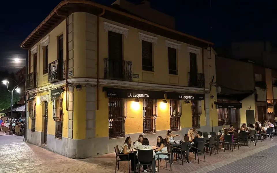 Captura de la web del bar La Esquinita en Getafe